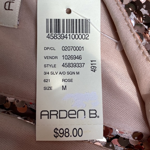 Arden B. Bronze sequin mini party dress - Picture 5 of 5